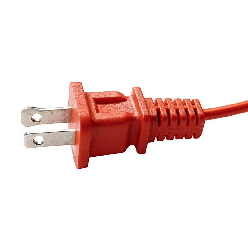 Kabel Listrik Bulat 2 Pin Steker Datar 2 Pin Standar Amerika