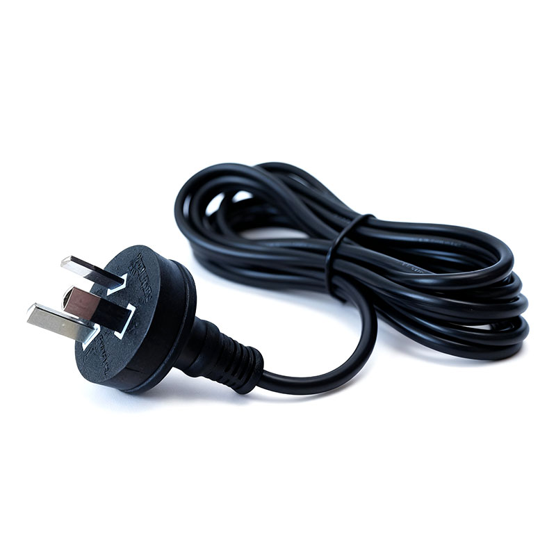 Kabel Listrik 3 Pin Standar Australia Hitam