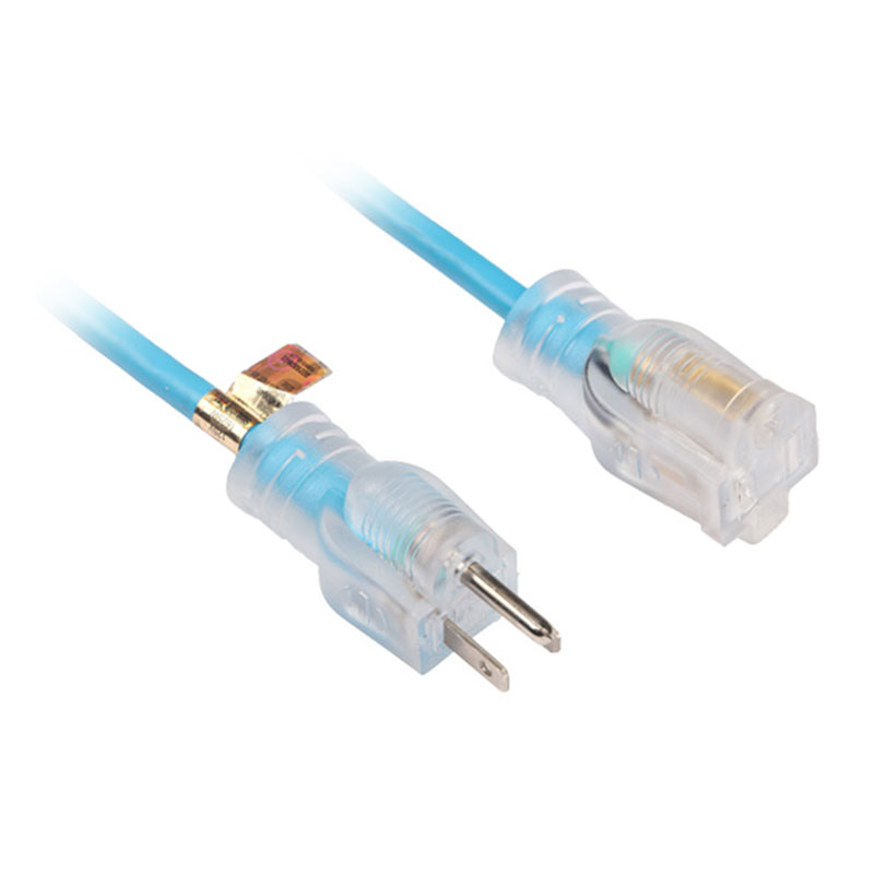 Kabel Ekstensi Konektor Transparan Multi-Outlet Tugas Berat FP-676,FP-682
