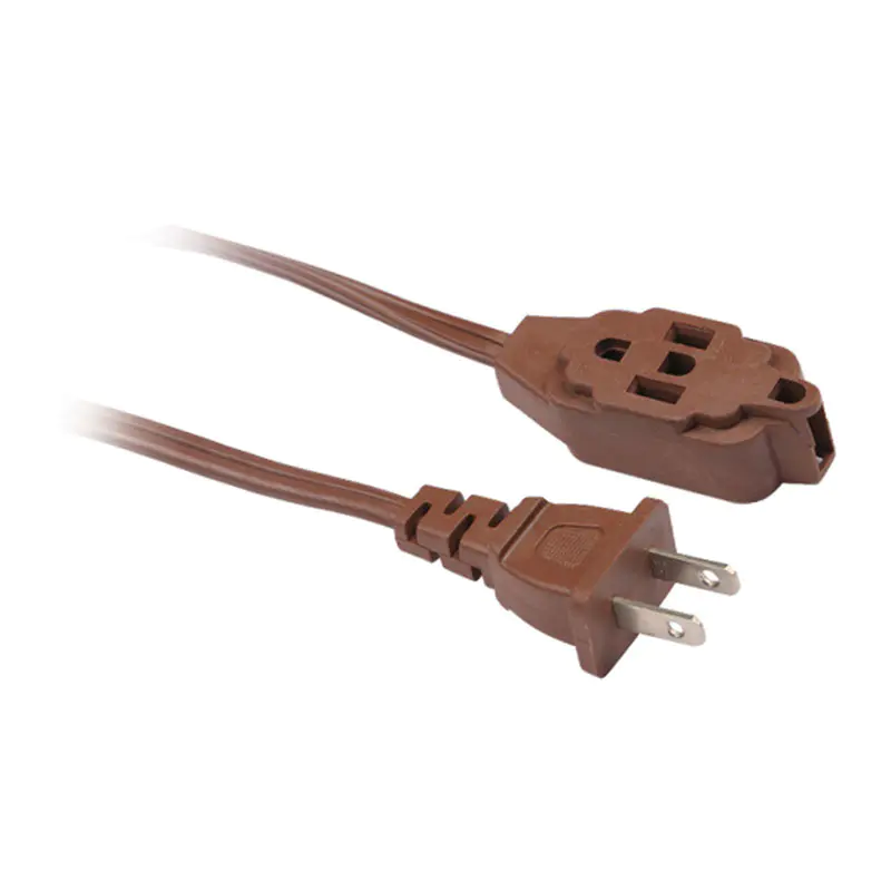 Kabel Ekstensi Rumah Tangga Spt Standar Amerika 12V dengan Steker Dua Cabang dan Multi-Outlet FP-690,FP-691,FP-692,FP-693,FP-688,FP-689