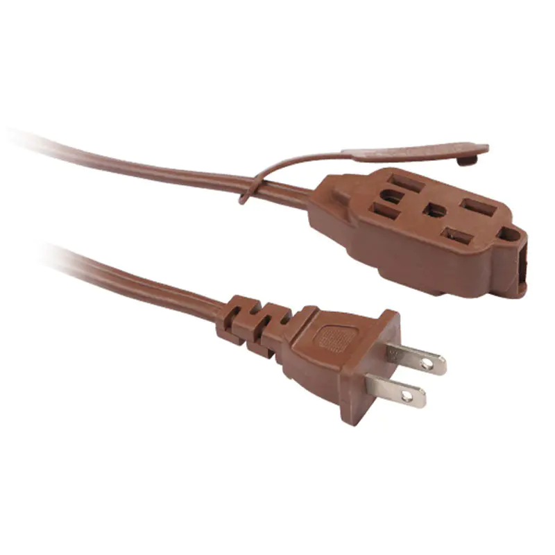 Kabel Ekstensi Rumah Tangga Spt Standar Amerika 12V dengan Steker Dua Cabang dan Multi-Outlet FP-690,FP-691,FP-692,FP-693,FP-688,FP-689